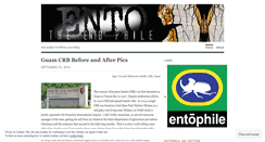 Desktop Screenshot of entophile.com